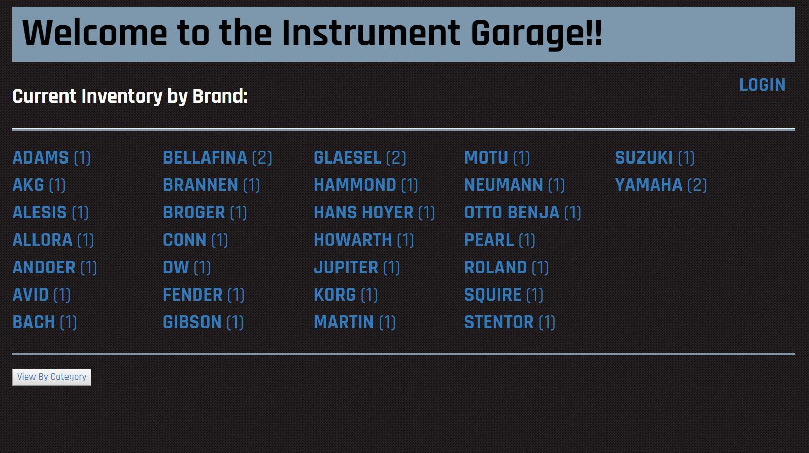Instrument Garage